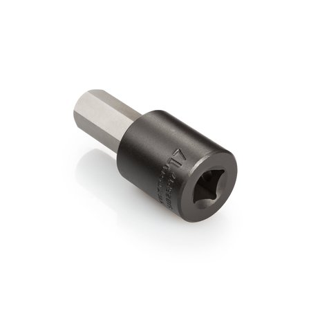 Tekton 1/2 in. Drive Hex Impact Bit Socket 17 mm, Metric SIB23217